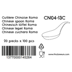 Cuillère chinoise en plastique CN04-13C-4