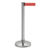 Poteau de guidage en alu avec ruban rétractable rouge 3 m par 2 - ProSaveurs