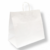 Sac traiteur en papier blanc avec poignées 36+21x33.5 cm personnalisé 1 couleur CN08-17978P1C-1