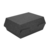 Boîte repas 23x17x9 cm noire par 300 - ProSaveurs