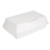 Boîte repas 22x13x8 cm blanche par 300 - ProSaveurs