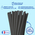 Paille compostable Small noir roche 140mm - ProSaveurs