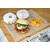 Papier burger blanc 28 x 34 cm personnalisable avec un logo 2 couleurs
