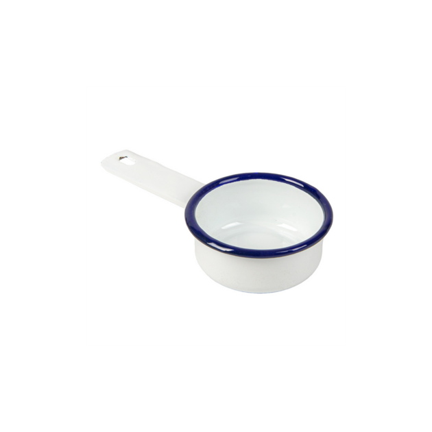 Mini Casserole Fer Émaillé blanc 50 ml par 6 - ProSaveurs