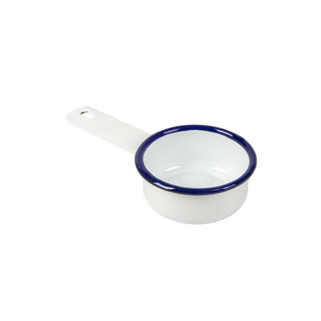 Mini Casserole Fer Émaillé blanc 100 ml par 6 - ProSaveurs