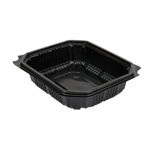 Barquette en PP noir 750 ml par 600 - ProSaveurs