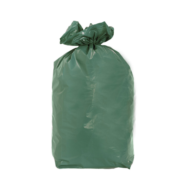 Sac poubelle professionnel hyper résistant 110 litres vert par 5 rouleaux - ProSaveurs
