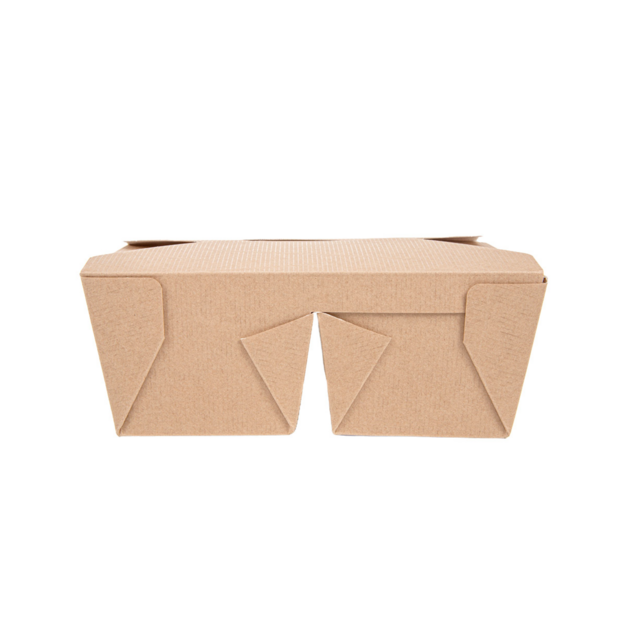 Boîtes américaines MO kraft 2 compartiments 675 et 675 ml - ProSaveurs