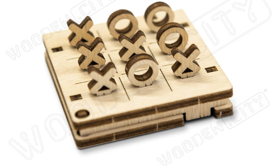 Petit Jeu Tic Tac Toe N°1 de WOODEN CITY