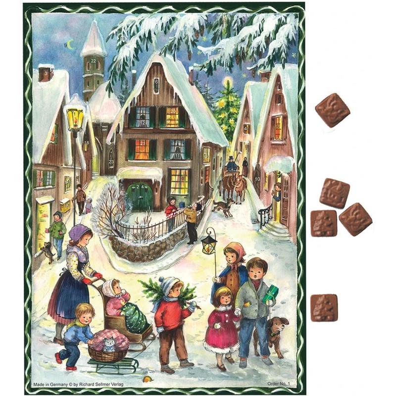 calendrier-de-l-avent-chocolat-retro-village