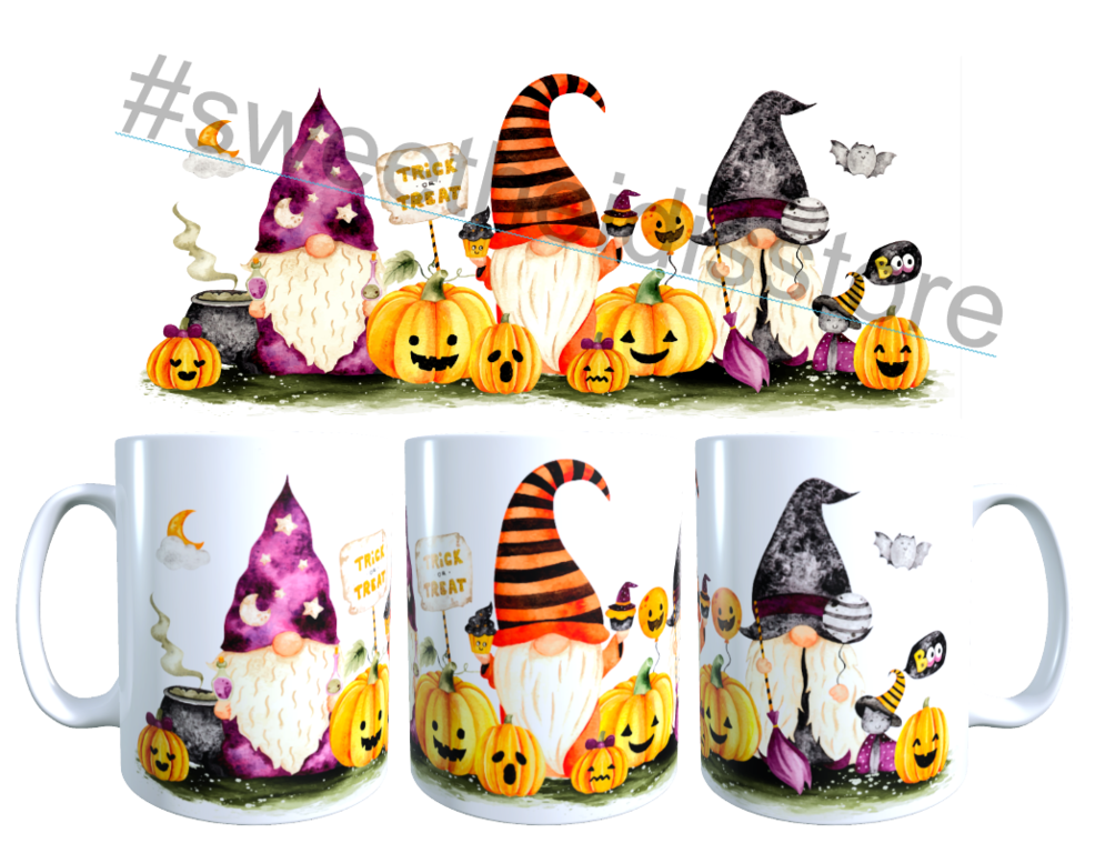 Mug Halloween Trolls gnomes d\'Halloween 330 ml Sweet Heidi\'s Store@