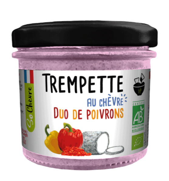 Trempette au chèvre affiné Duo de Poivrons So Chèvre Bio