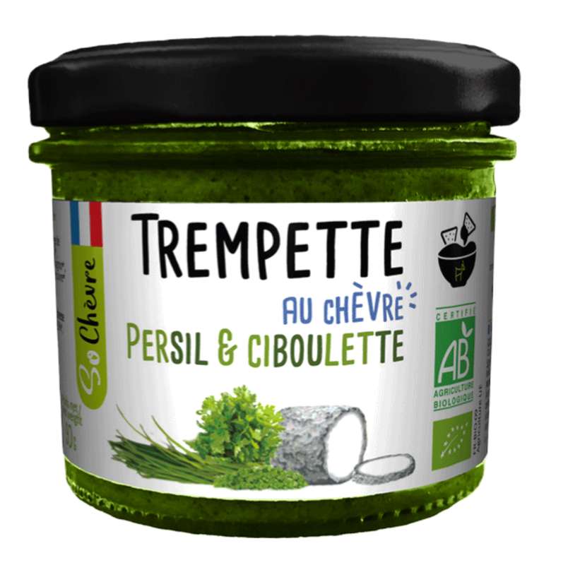 Trempette au chèvre affiné Persil et Ciboulette So Chèvre Bio