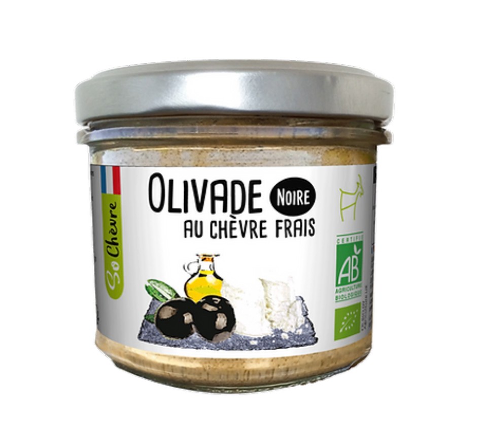 Olivade noire au chèvre frais So Chèvre Bio