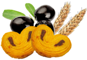 Palmiers pur beurre fourrés aux olives noires