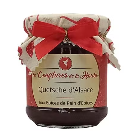 Confiture extra Quetsche d'Alsace aux Epices de Noël 220gr
