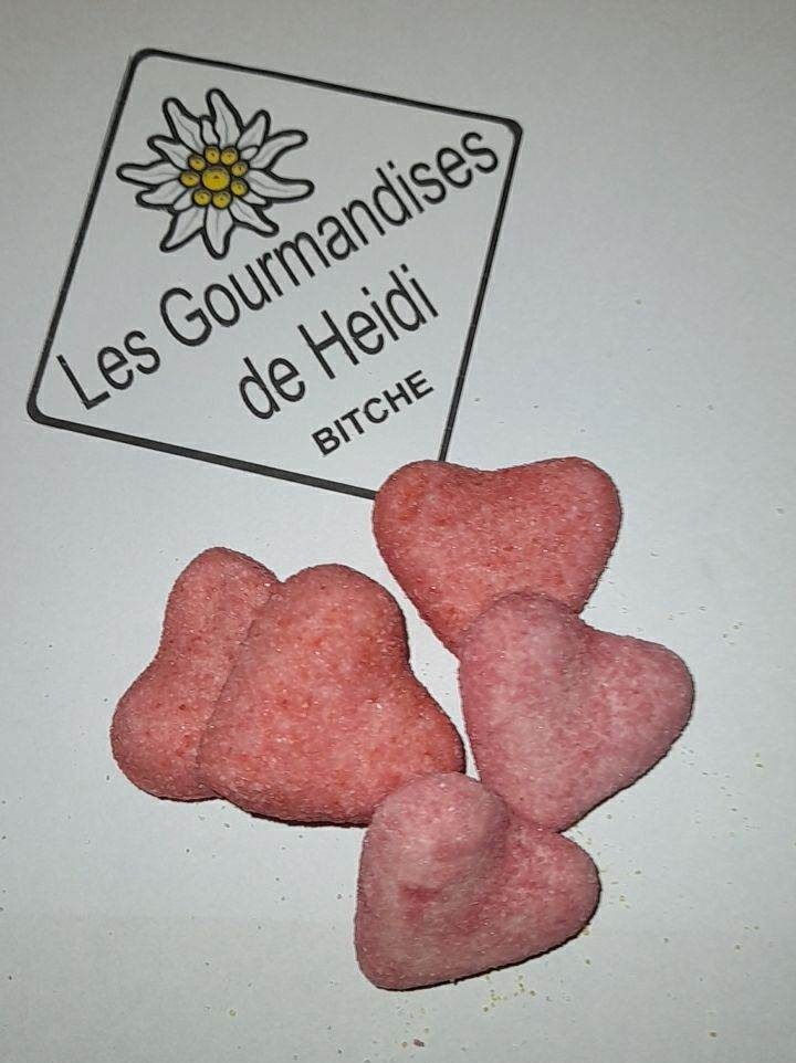 lot de 20 coeurs de fraise - Pierrot Gourmand