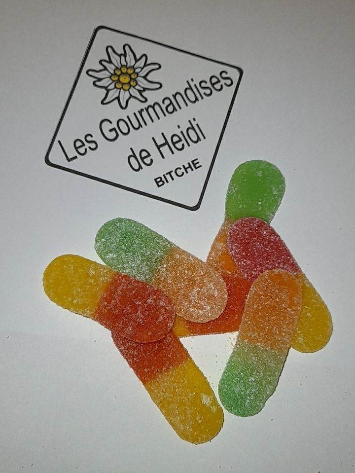 Bonbons Briquettes langue de fruits Pierrot Gourmand lot de 20