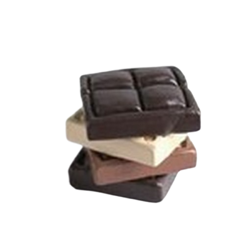 Marque place en forme de tablette de chocolat vendu à l'unité