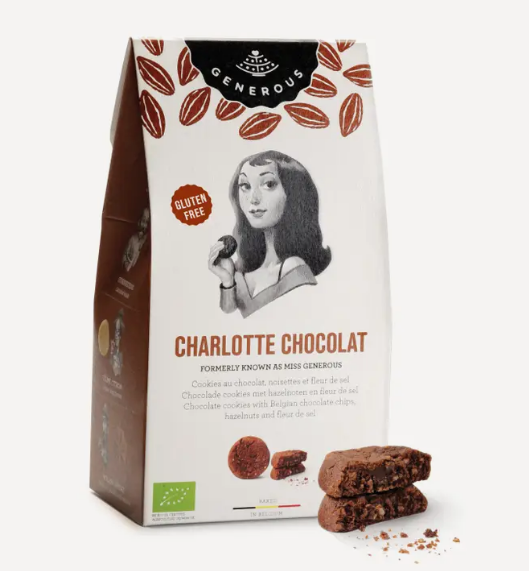 Biscuit sans gluten Charlotte Chocolat 120g