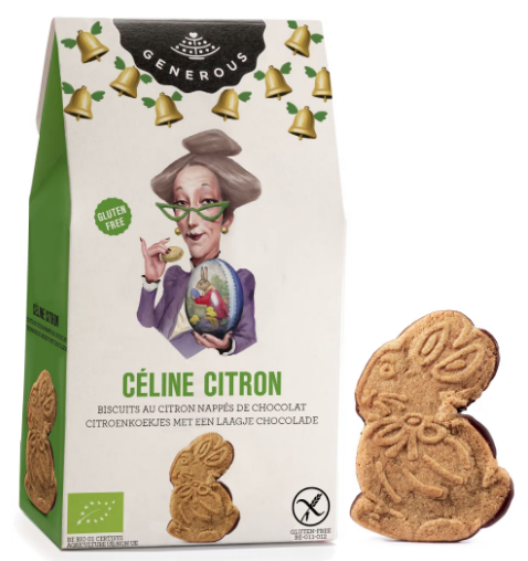 Biscuit sans gluten Céline Citron édition de Pâques 140g