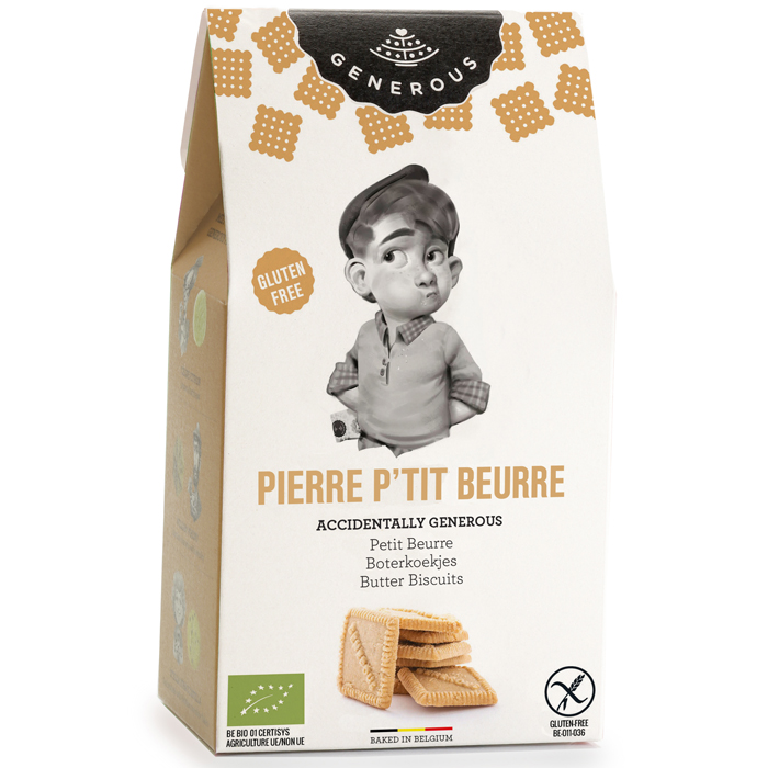 Biscuits Bio sans gluten Pierre P'tit Beurre 100g