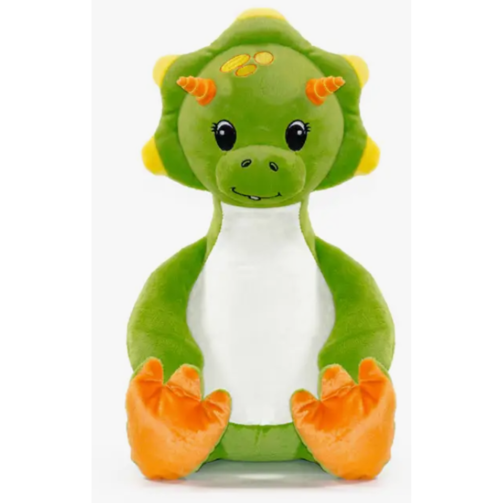 Peluche personnalisable Dinosaure vert GM