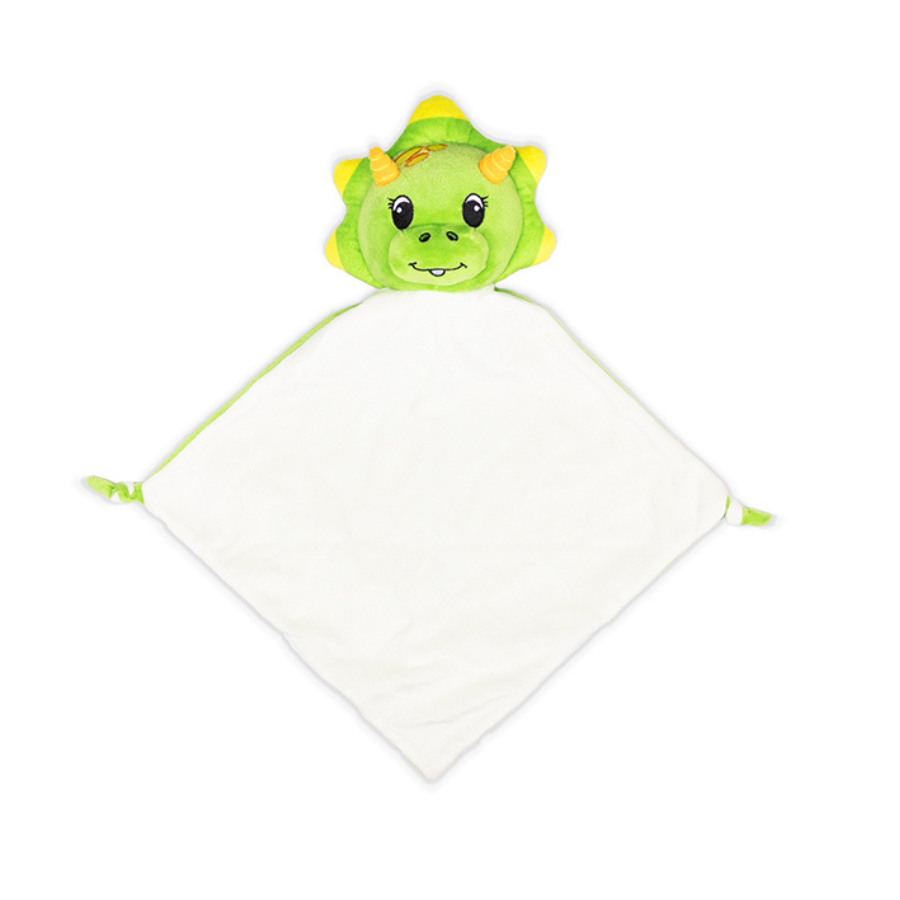 Doudou dinosaure vert Cubbies personnalisable par impression ou broderie