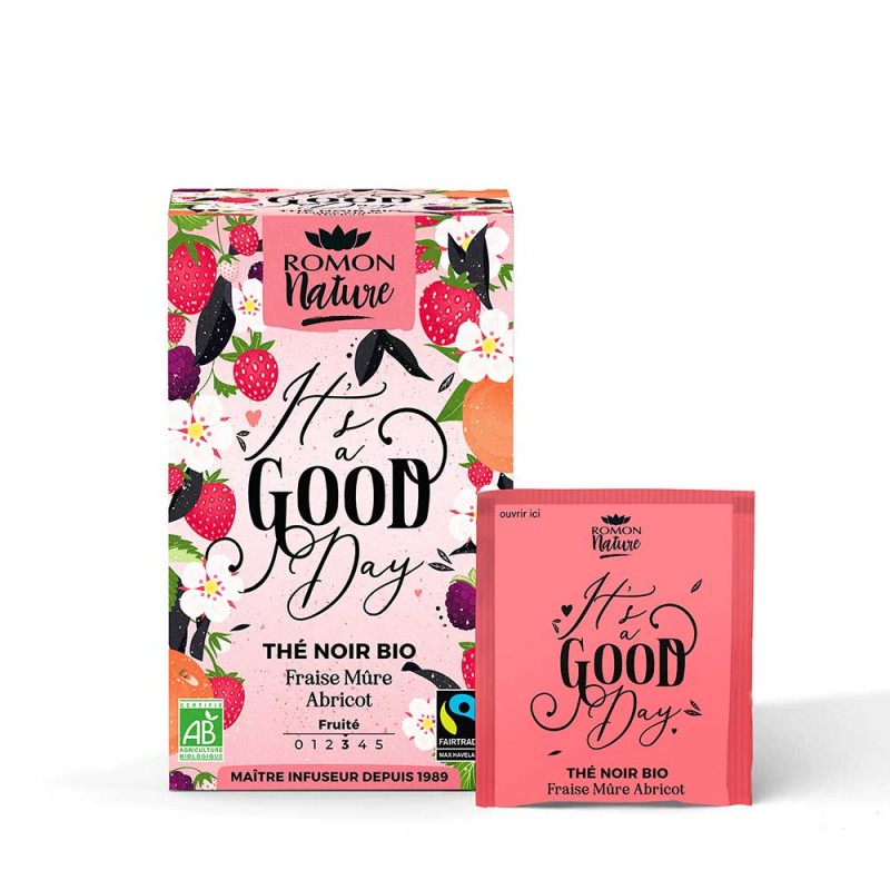 Thé noir It\'s a good day bio - 16 sachets