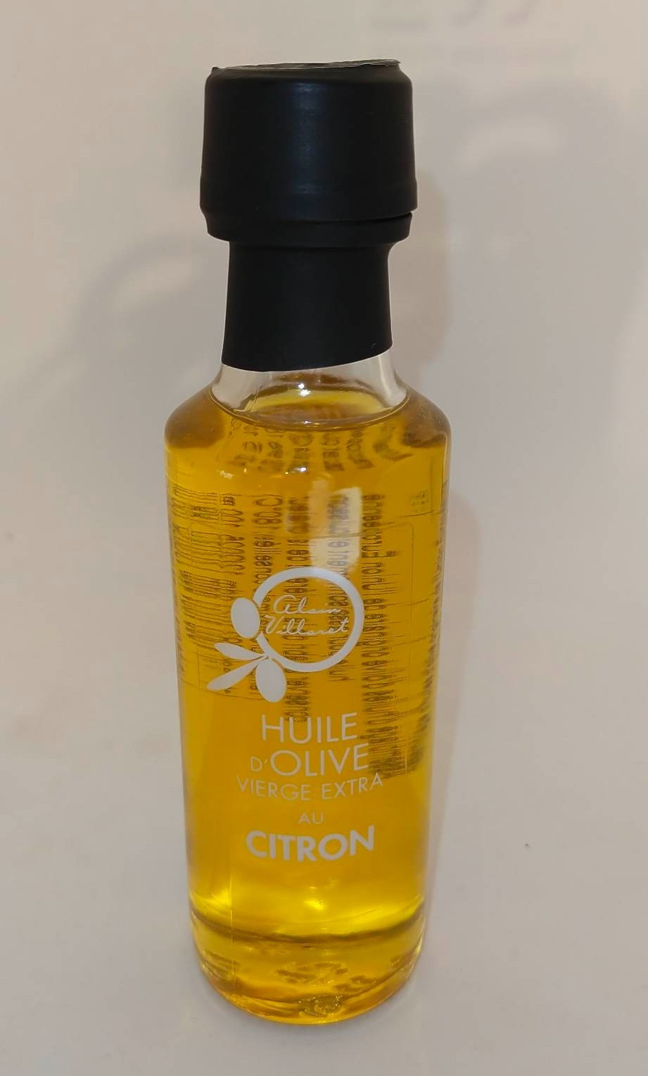 Huile d'olive aromatisé au citron 100ml