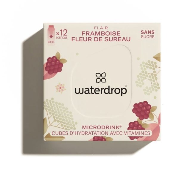 Microdrink FLAIR waterdrop® Framboise - Fleur de Sureau - Pack de 12