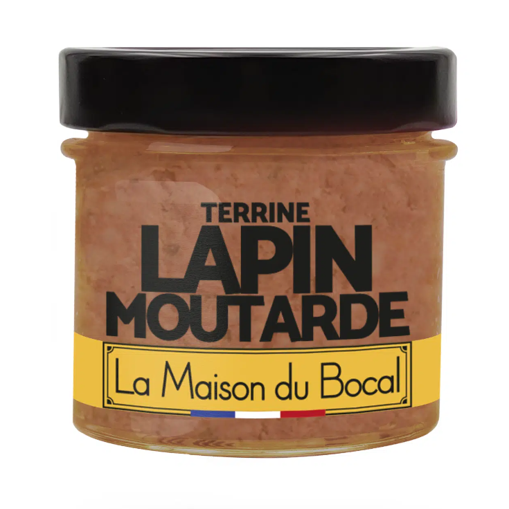Terrine Lapin à la moutarde 95g