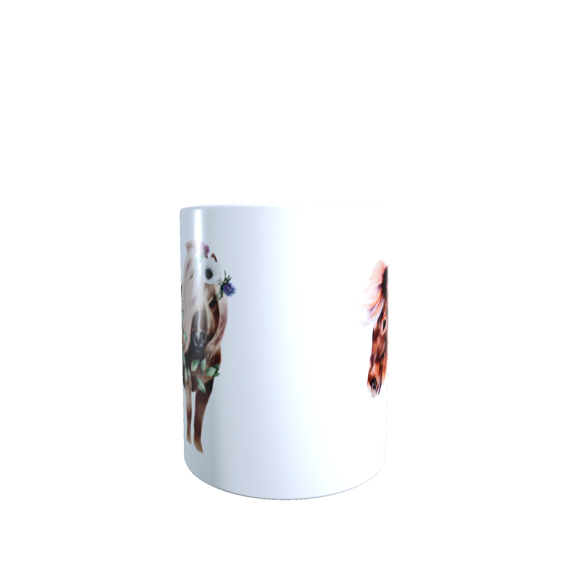 Mug motif poney avec fleurs 330 ml Sweet Heidis Store@ 9.9PNG_Back