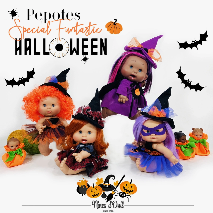 Poupée en vinyle Pepotes funtastic spécial Halloween 26cm de Nines d'Onil modèle au choix