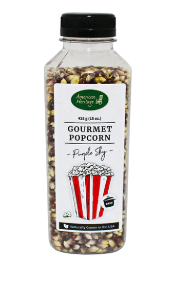 Grains pour Popcorn Purple Sky Gourmet (bouteille de 425 g)