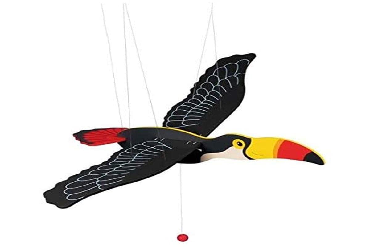 Mobile en bois Toucan volant