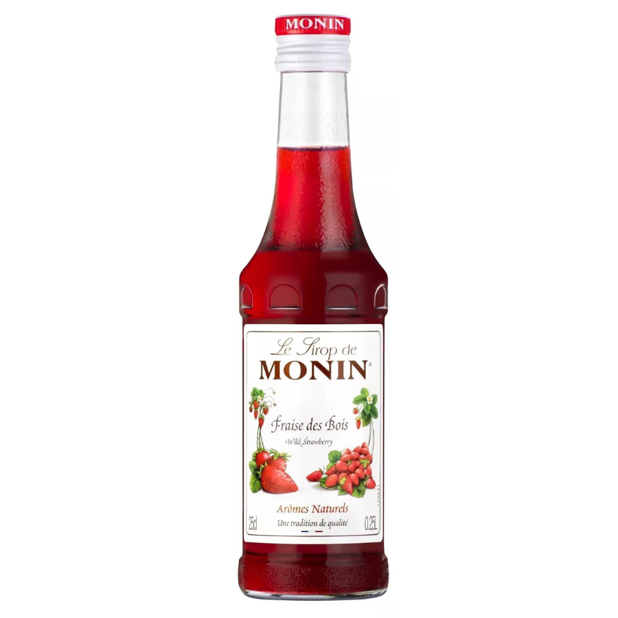 Sirop de Fraise des Bois MONIN - Arômes naturels - 25cl