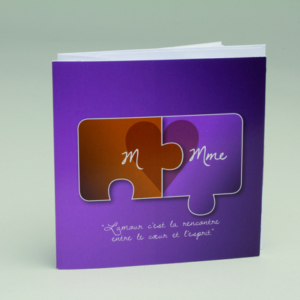 Lot de 10 Faire parts thème Mr