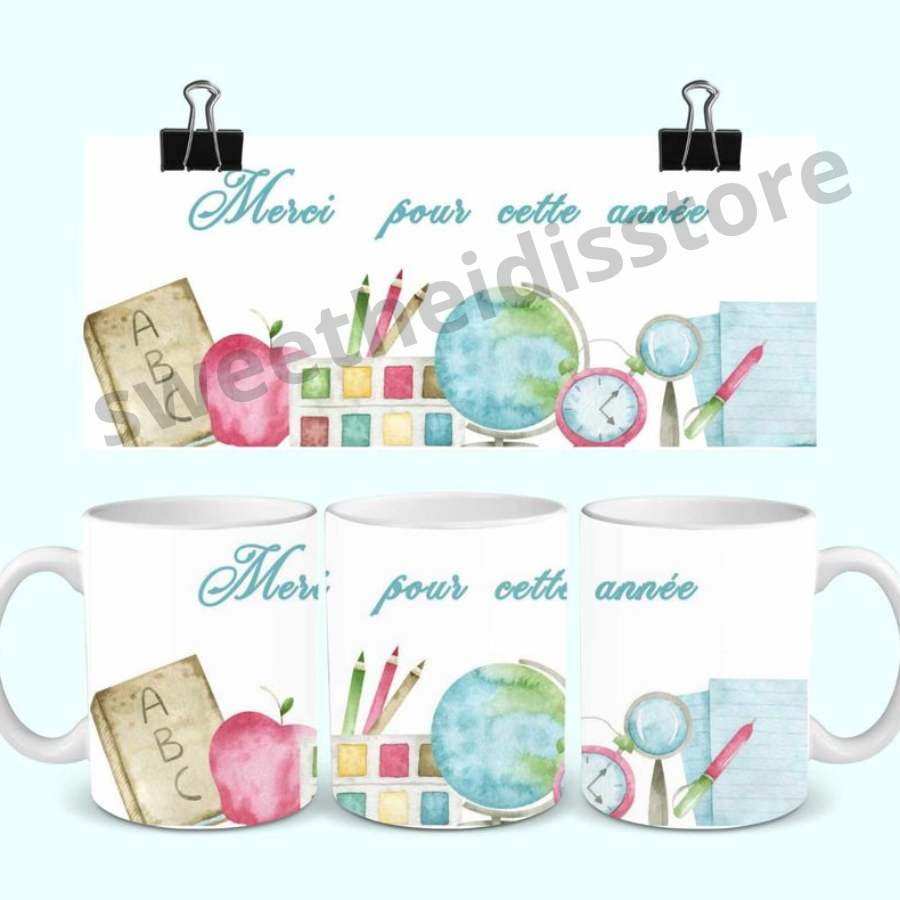 Mug "Merci pour cette année" modèle 1