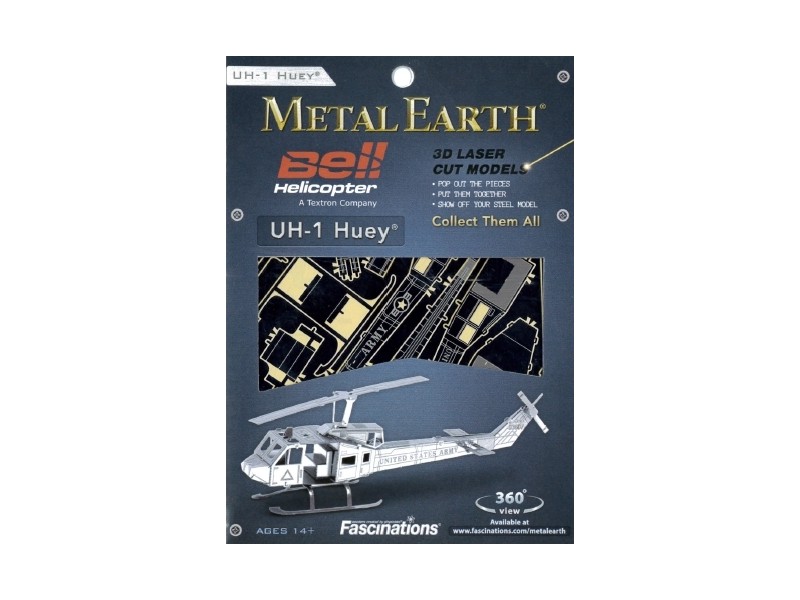 metal-earth-modellino-da-costruire-huey-uh-1-helicopter-in-metallo