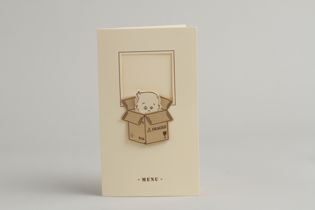 Lot de 10 Menus bébé dans un colis fragile