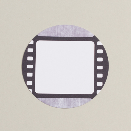 Lot de 12 sous verre thème cinéma