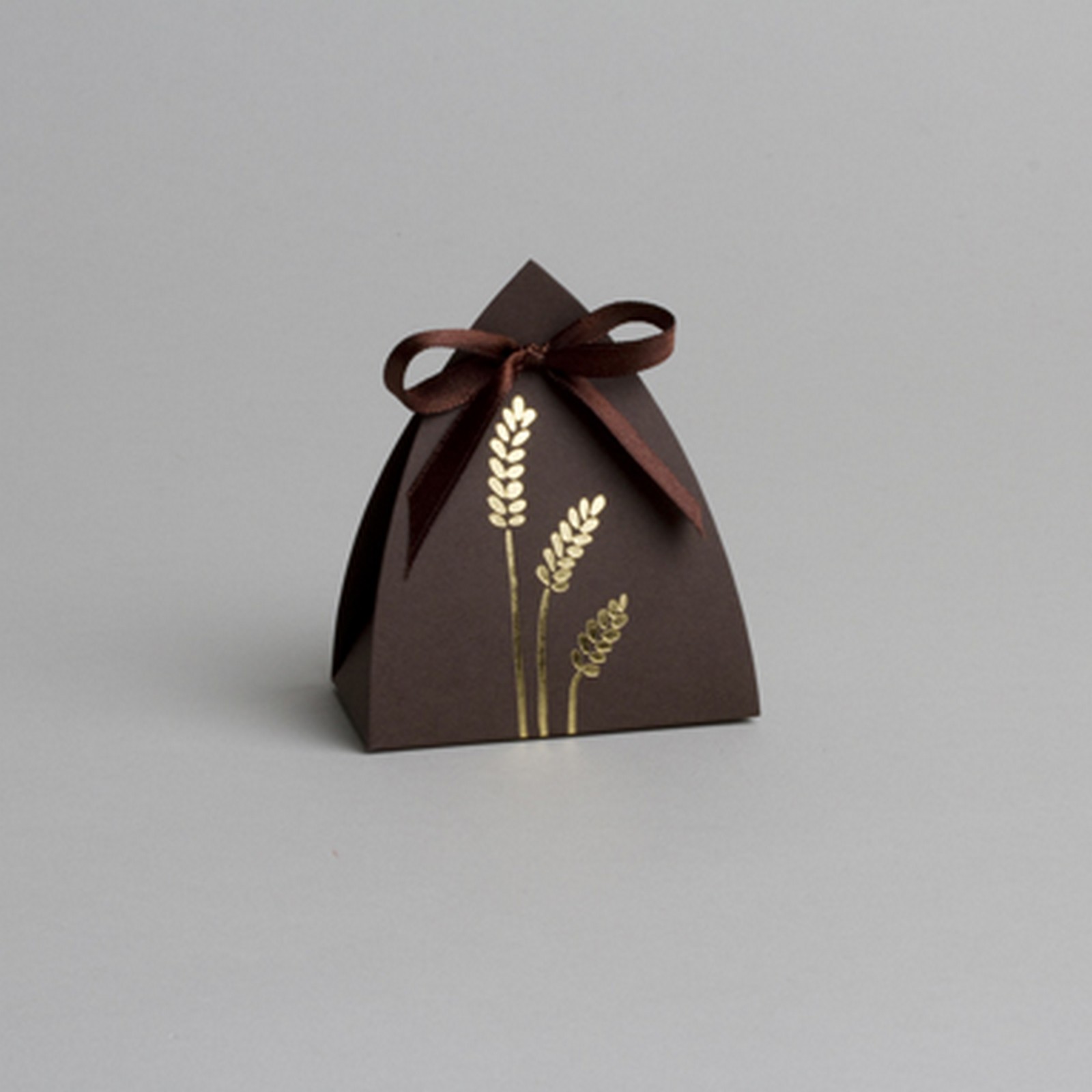 Lot de 5 boîtes à dragées Vitrail Communion Blé Chocolat