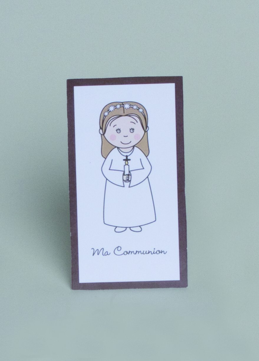 Lot de 10 Images Communion Fille