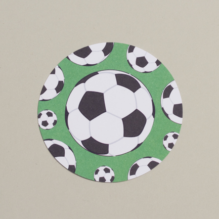 Lot de 12 sous verre thème Foot