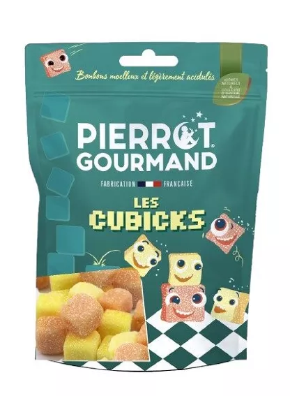 Sachet de bonbons CUBICKS 100g à lunité