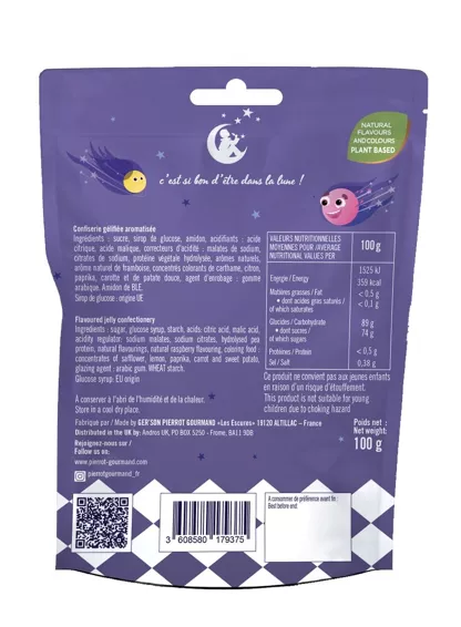 Sachet de bonbons COMETES 100g