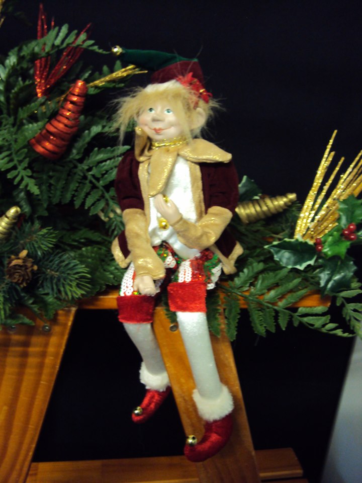 Lutin coquin de Noël modèle Arlequin