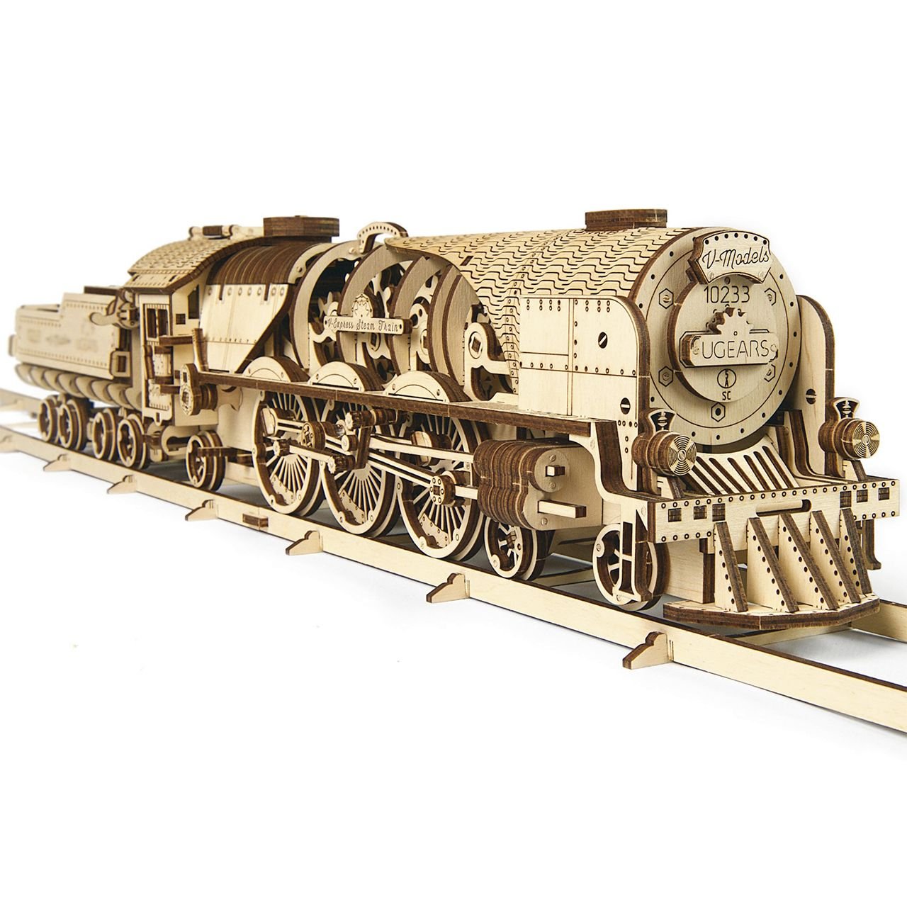 2-locomotive-v-express-puzzle-3d-mécanique-en-bois-ugears