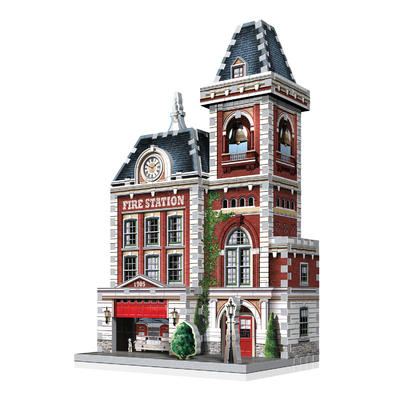 Caserne de pompiers Puzzle 3D Wrebbit